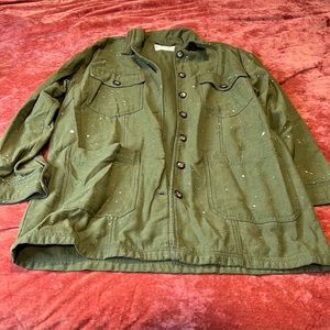 Free People Oversize Button Up